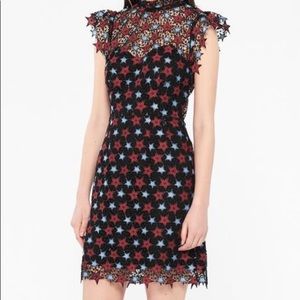 NWT Sandro Lace Star Dress